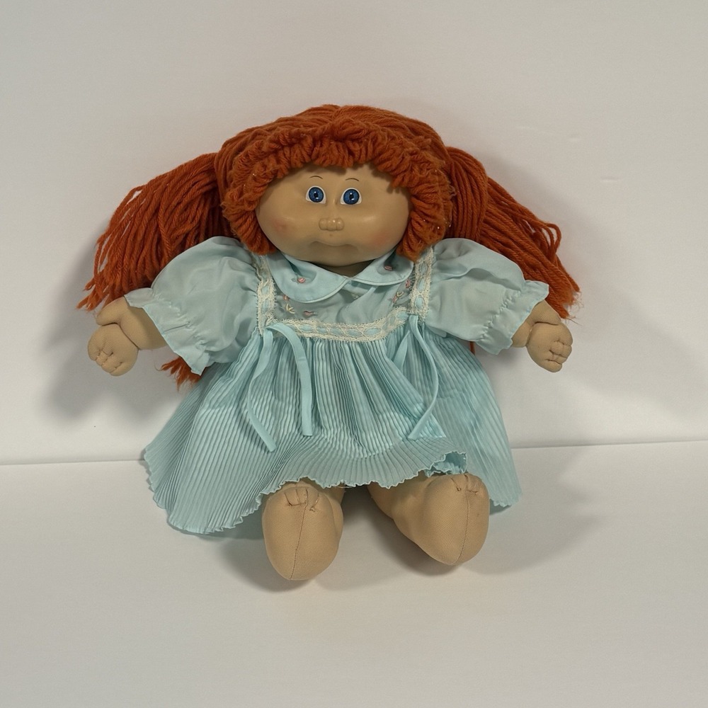 Vintage Cabbage Patch Kids Red Head 1978/1982 Blue Eyes